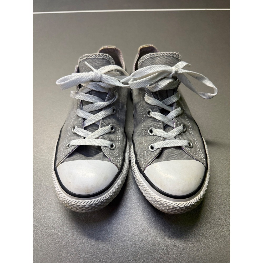 Converse Chuck Taylor All Star Low Top Grey Junior Shoes‎ 656869F Size 3